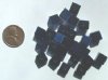 25 8mm Navy Fiber Optic Cubes